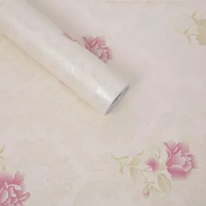 Amazon Brand - Solimo PVC Self-Adhesive Wallpaper, Peony Roses, 45 x 500 cm