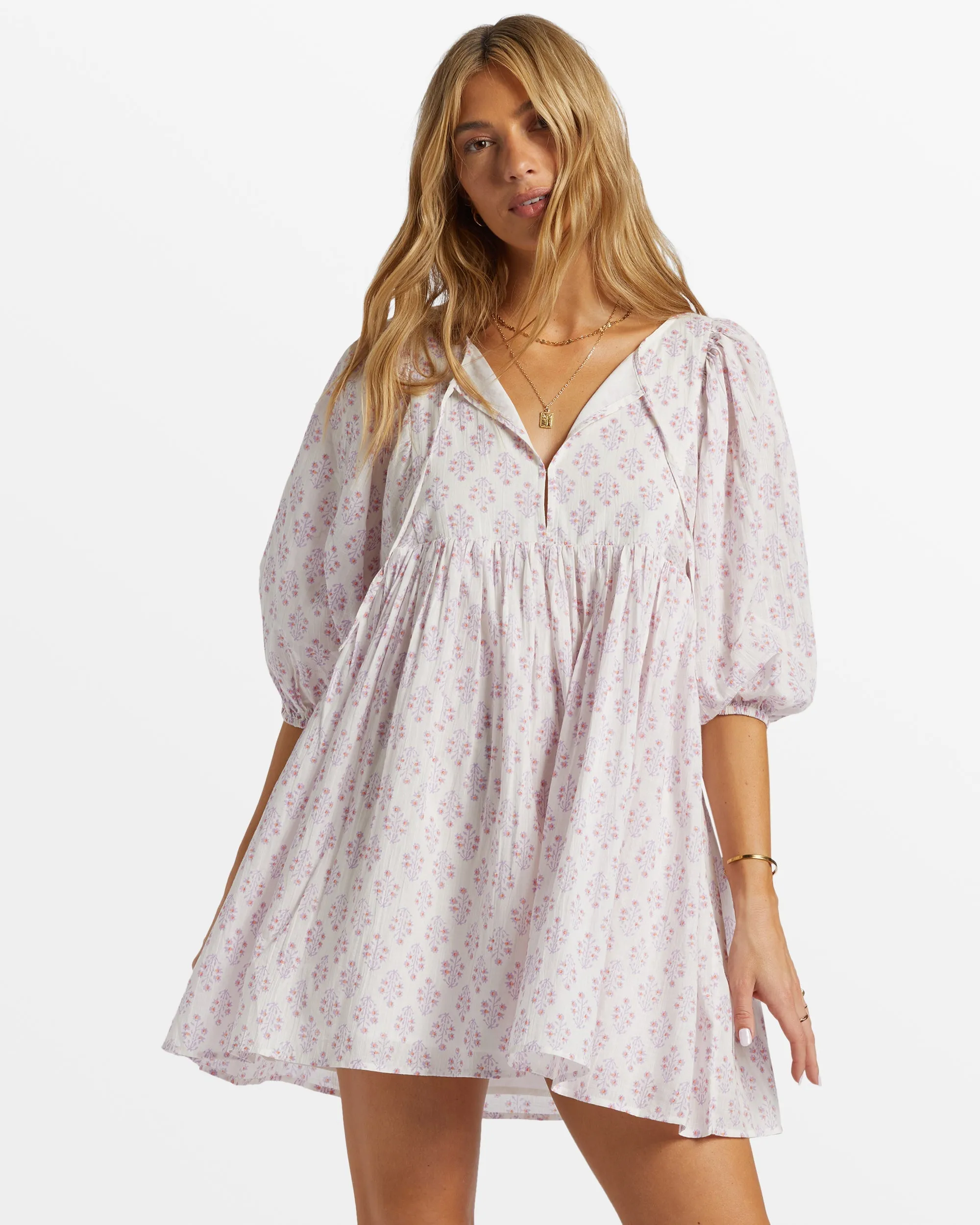 Ambers Babydoll Dress - Tulip