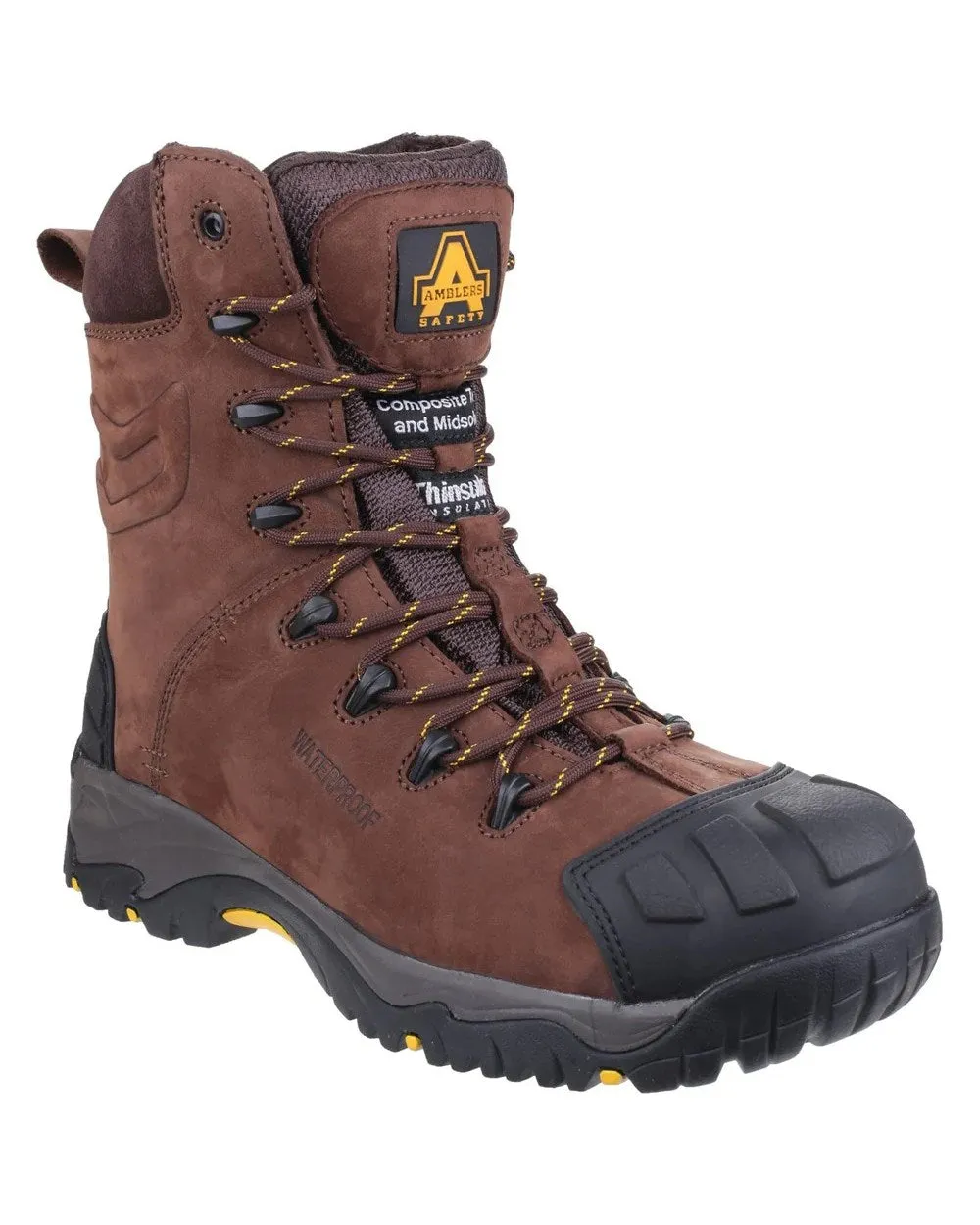 Amblers Safety Mens AS995 Pillar Hi-Leg Waterproof Safety Boots