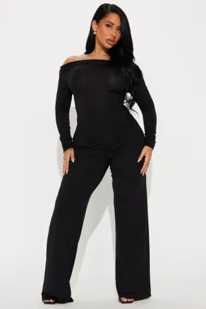 Ameena Pant Set - Black