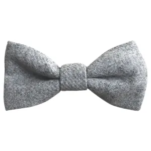 Amelia Boy's Grey Wool Bow Tie