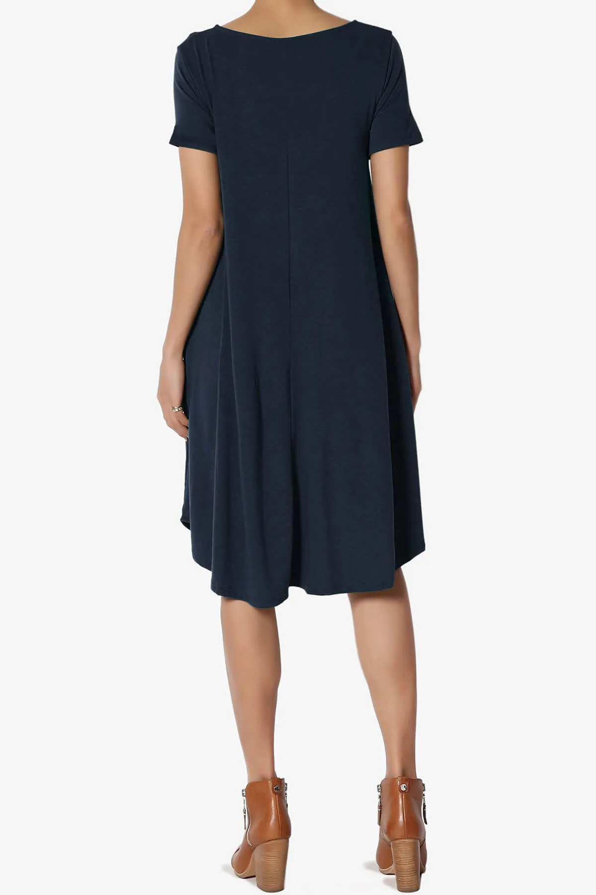 Amella Strappy Scoop Neck Pocket Dress PLUS