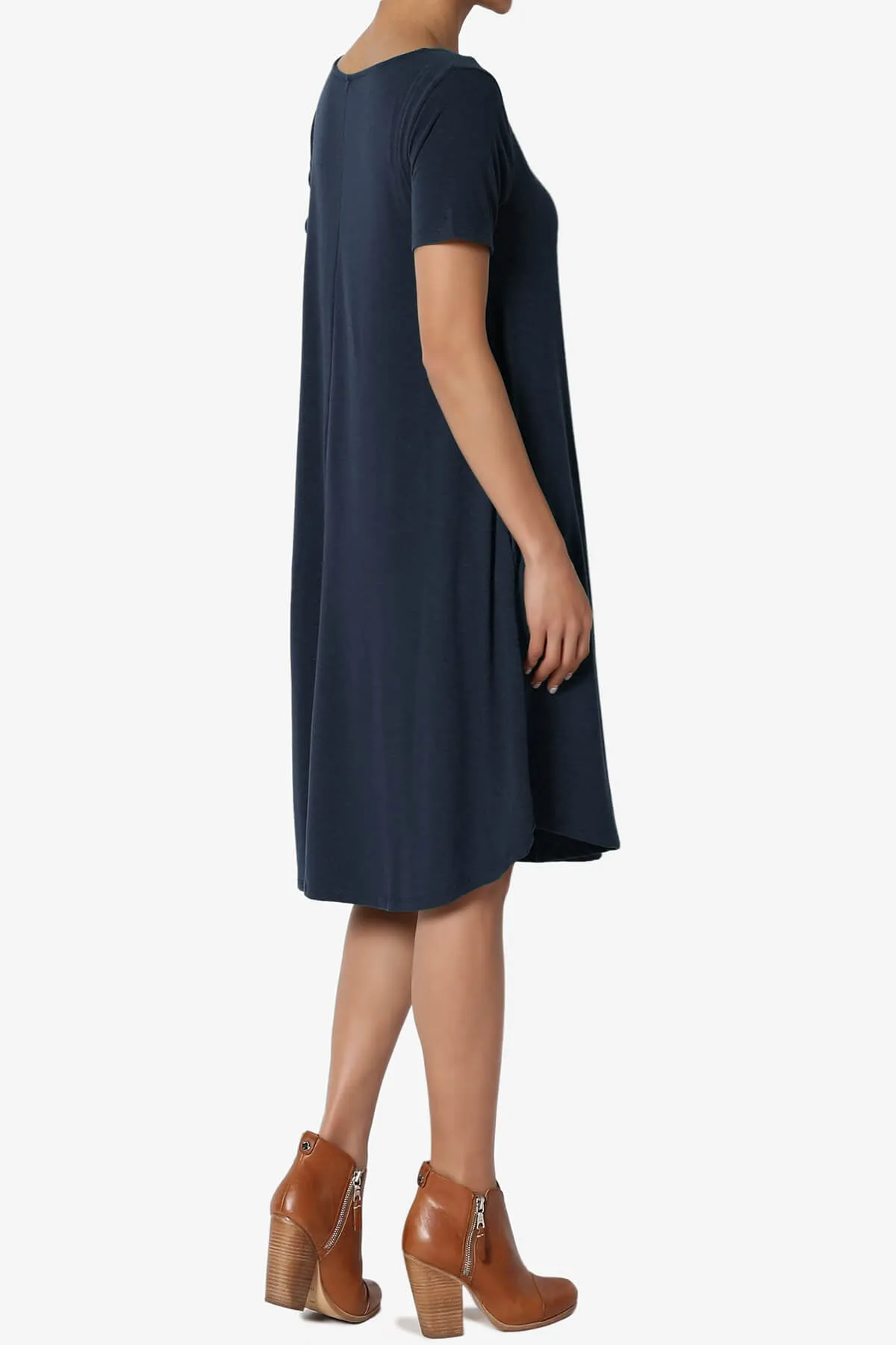 Amella Strappy Scoop Neck Pocket Dress PLUS