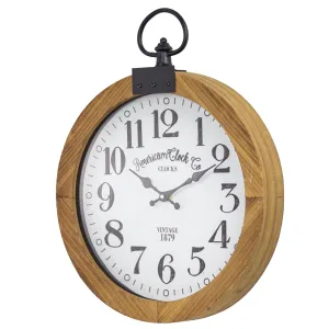 American Clock Co. Vintage Pocket Watch Wall Clock 20"