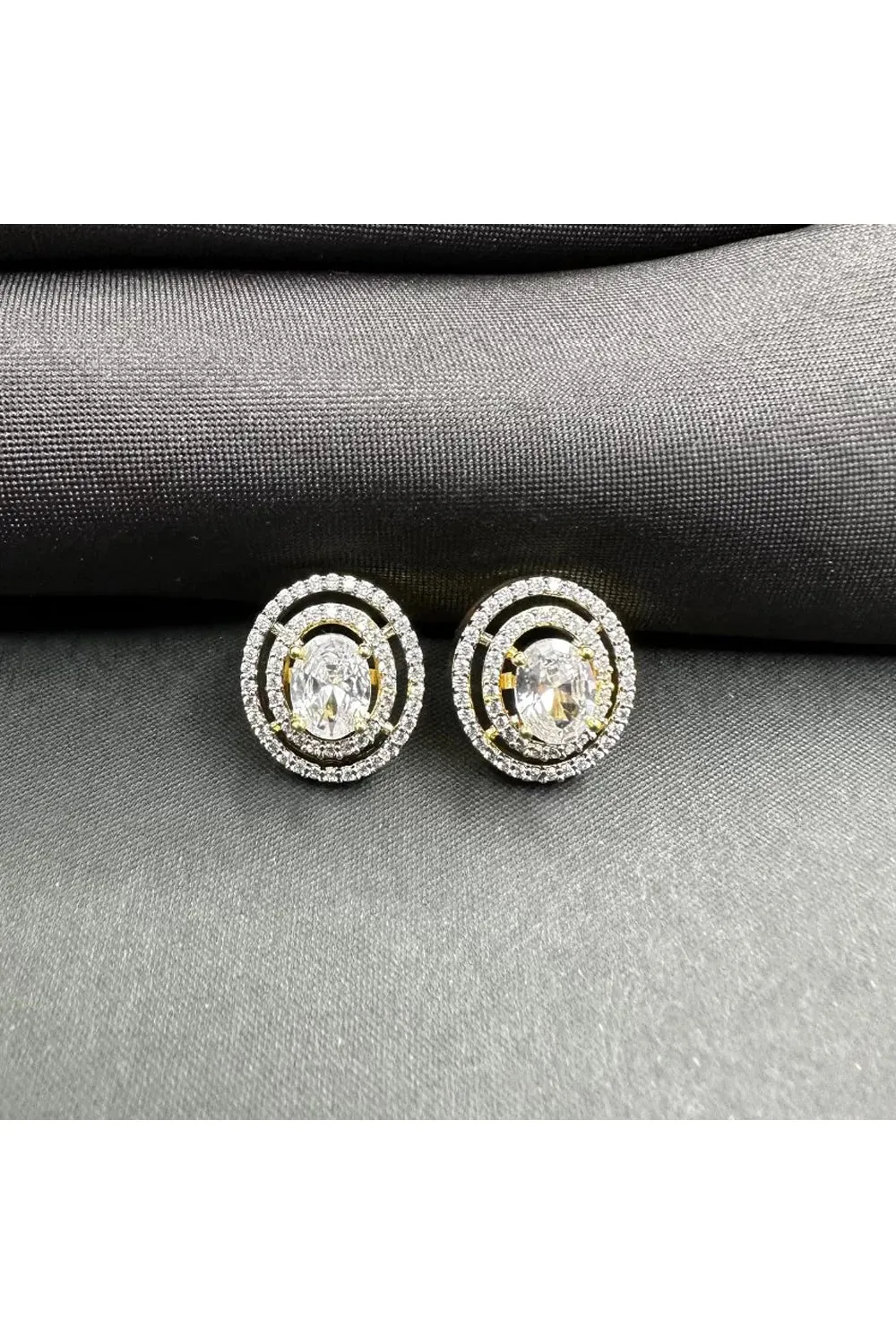 American Diamond Earrings Cz Studs