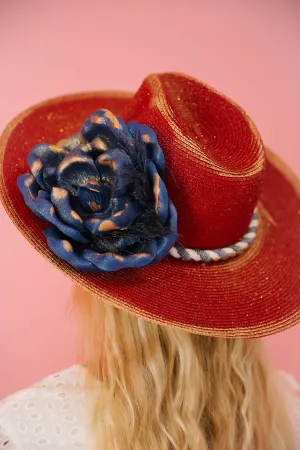 AMERICAN FLOWER SUN HAT