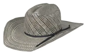 American Hat Co. Fancy Vent Two-Tone Cowboy Hat, Gray/Ivory