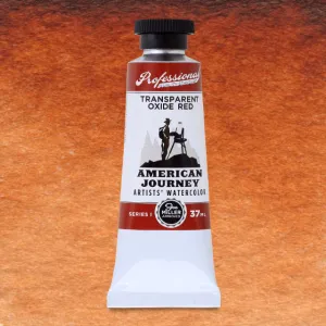 American Journey Artists' Watercolor - Transparent Oxide Red, 37 ml