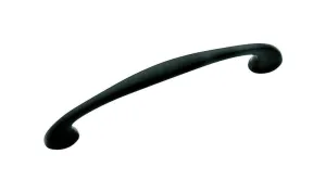 Amerock Allison Basic Metals Cabinet Pull 3.75 in. Flat Black 1 pk