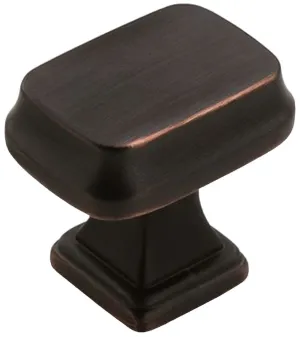 Amerock Revitalize Series BP55340ORB Cabinet Knob, 1-3/16 in Projection, Zinc, Oil Rubbed Bronze :EA: QUANTITY: 1