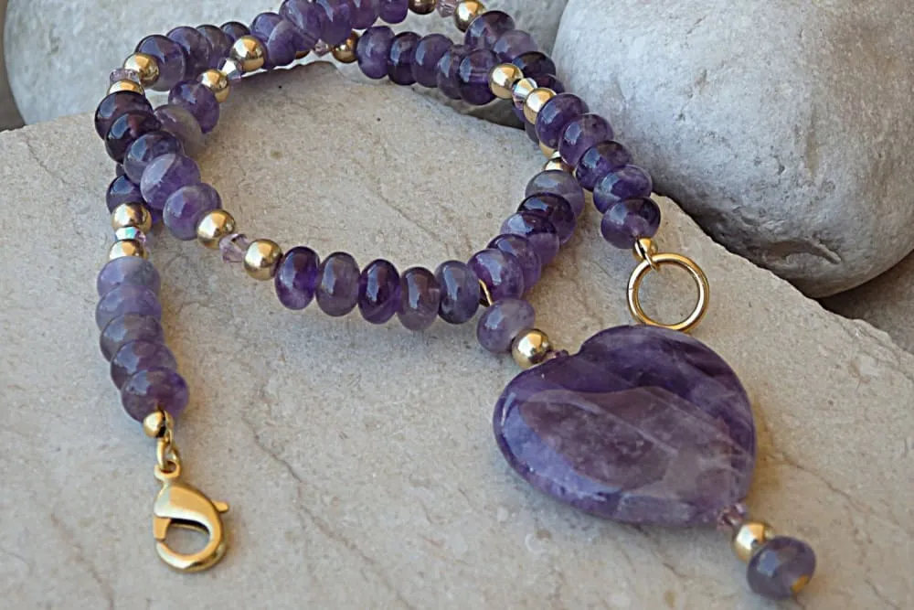 Amethyst Birthstone Necklace