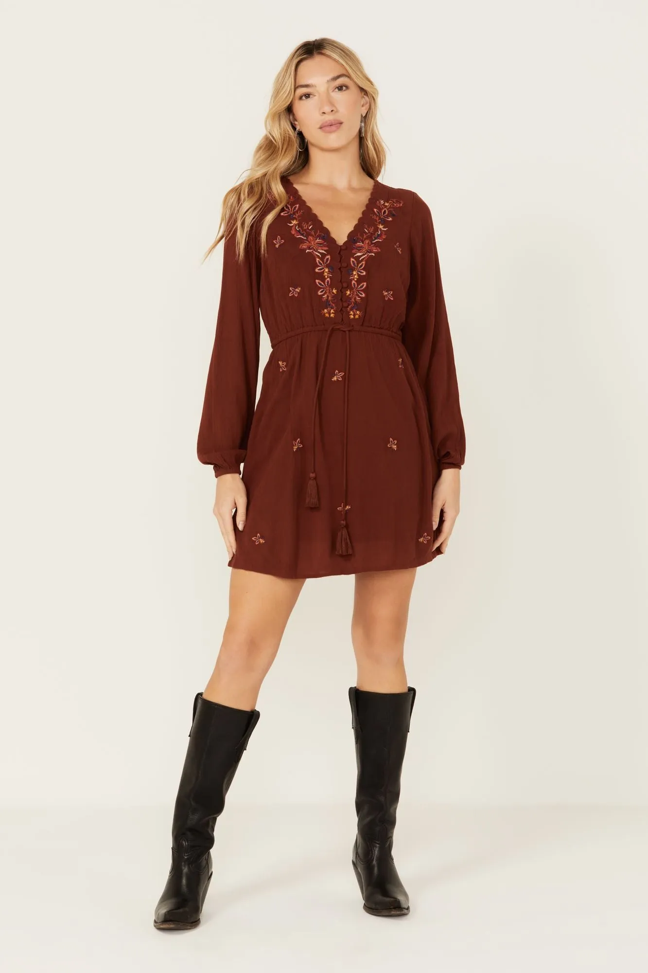 Amherst Embroidered Dress