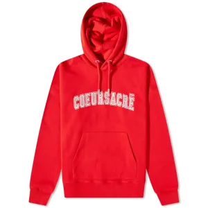 AMI Paris Coeur Sacre Popover hoodie, scarlet