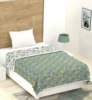 Amigos 100% Cotton Single Bed Dohar Lightweight Reversible Single Dohar for Single Bed Blanket/Duvet/Quilt/AC Dohar 60 x 90 inch (Multicolour-1)