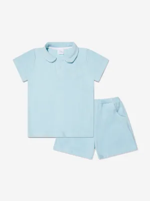 Amiki Children Boys Thomas Short Pyjama Set in Blue