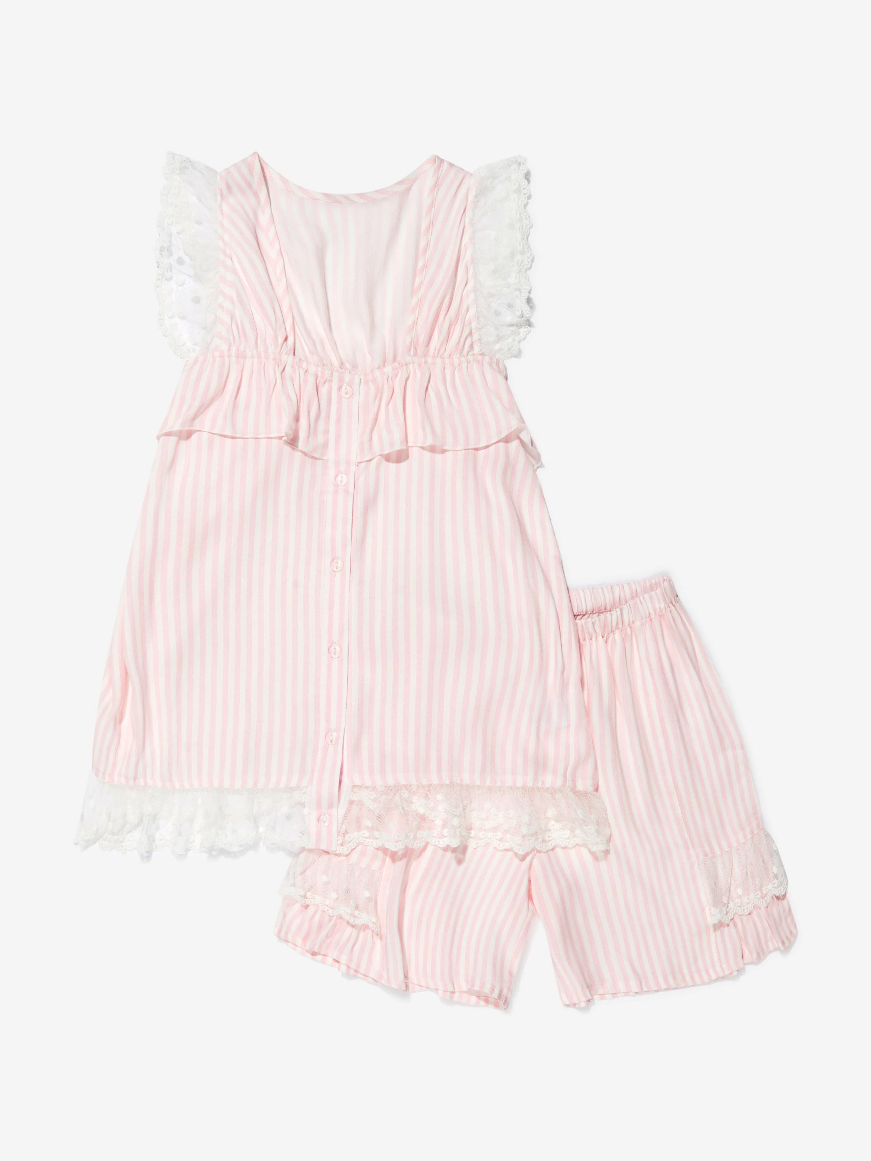 Amiki Children Girls Striped Olga Pyjamas