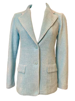 Amina Rubinacci Moira Corduroy Blazer - Soft Blue