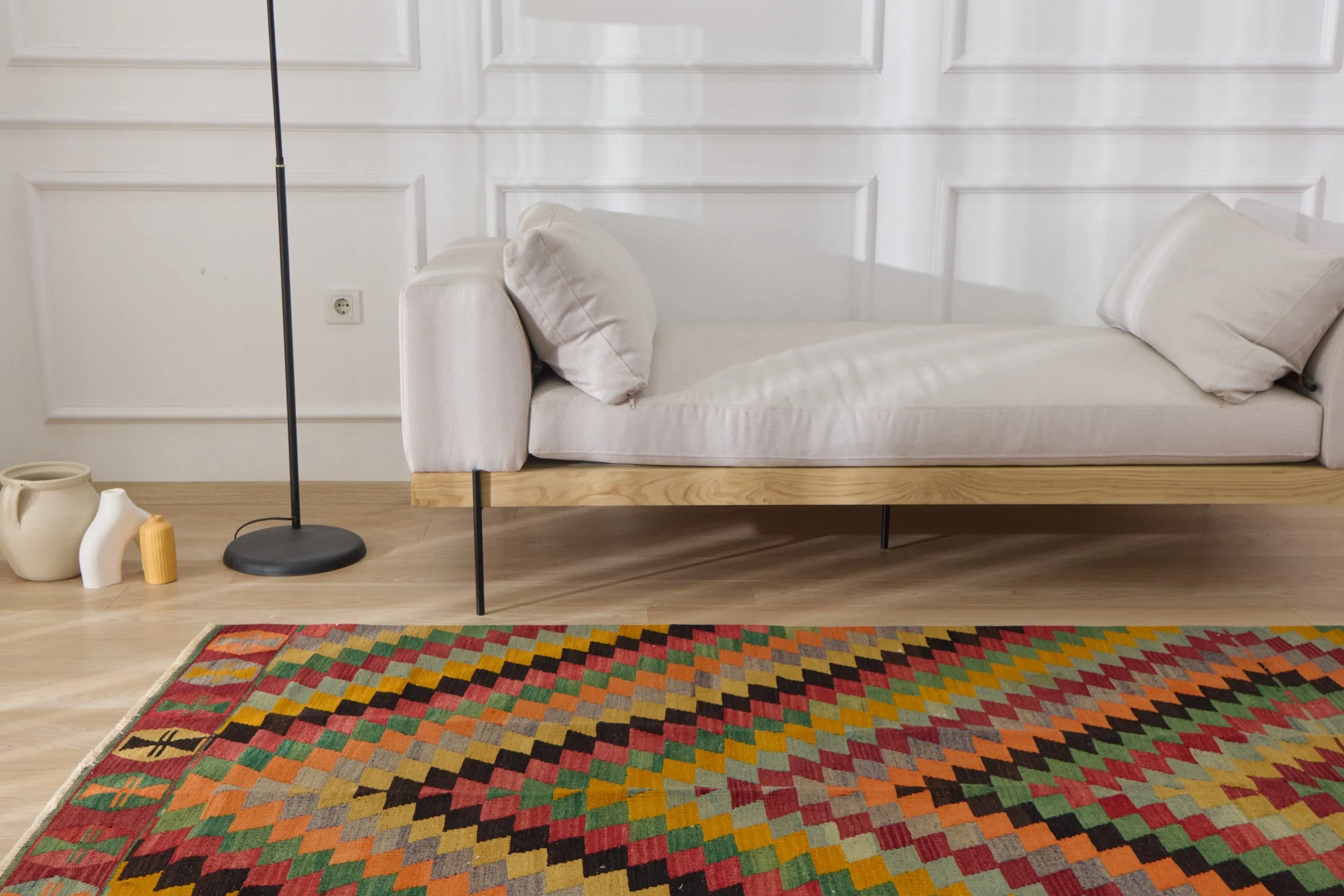 Amiya - Vintage Turkish Kilim Runner Rug