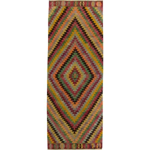 Amiya - Vintage Turkish Kilim Runner Rug