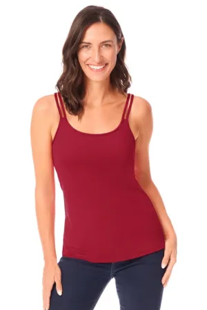 Amoena Valletta Mastectomy Top - Chilli Red