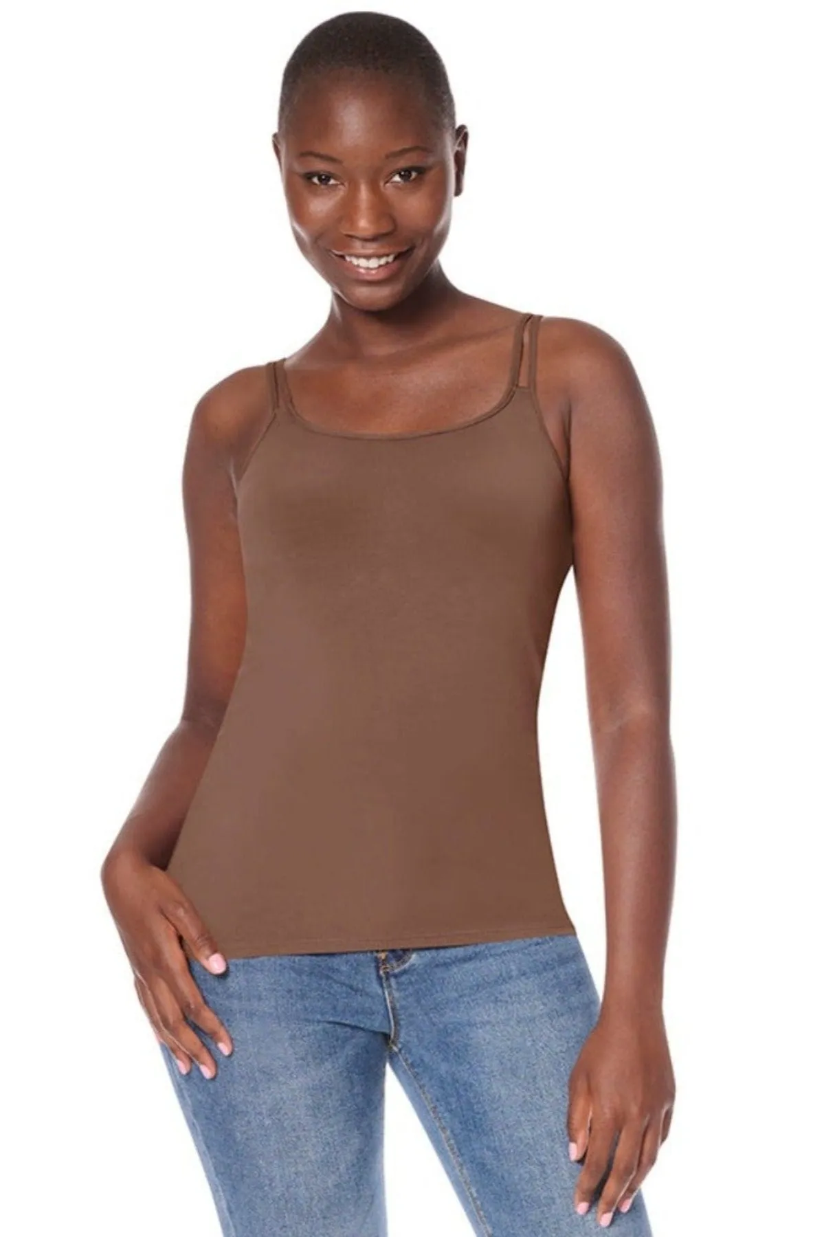 Amoena Valletta Mastectomy Top - Mocha