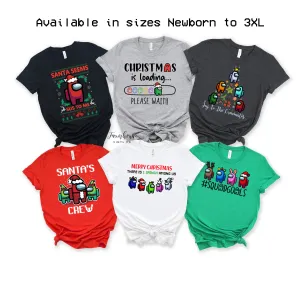 Among Us Christmas Shirt Collection