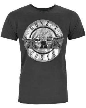 Amplified Clothing Guns N Roses Mens Grey Short Sleeved T-Shirt