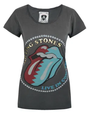 Amplified Rolling Stones Zig Zag Lick Women's T-Shirt