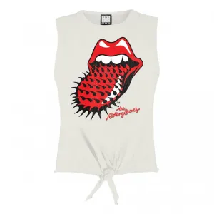 Amplified Womens/Ladies 94/95 The Rolling Stones Vintage Crop Top