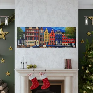 Amsterdam Canal Painting the perfect Gift for