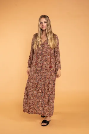 Anaka L/S Maxi Dress