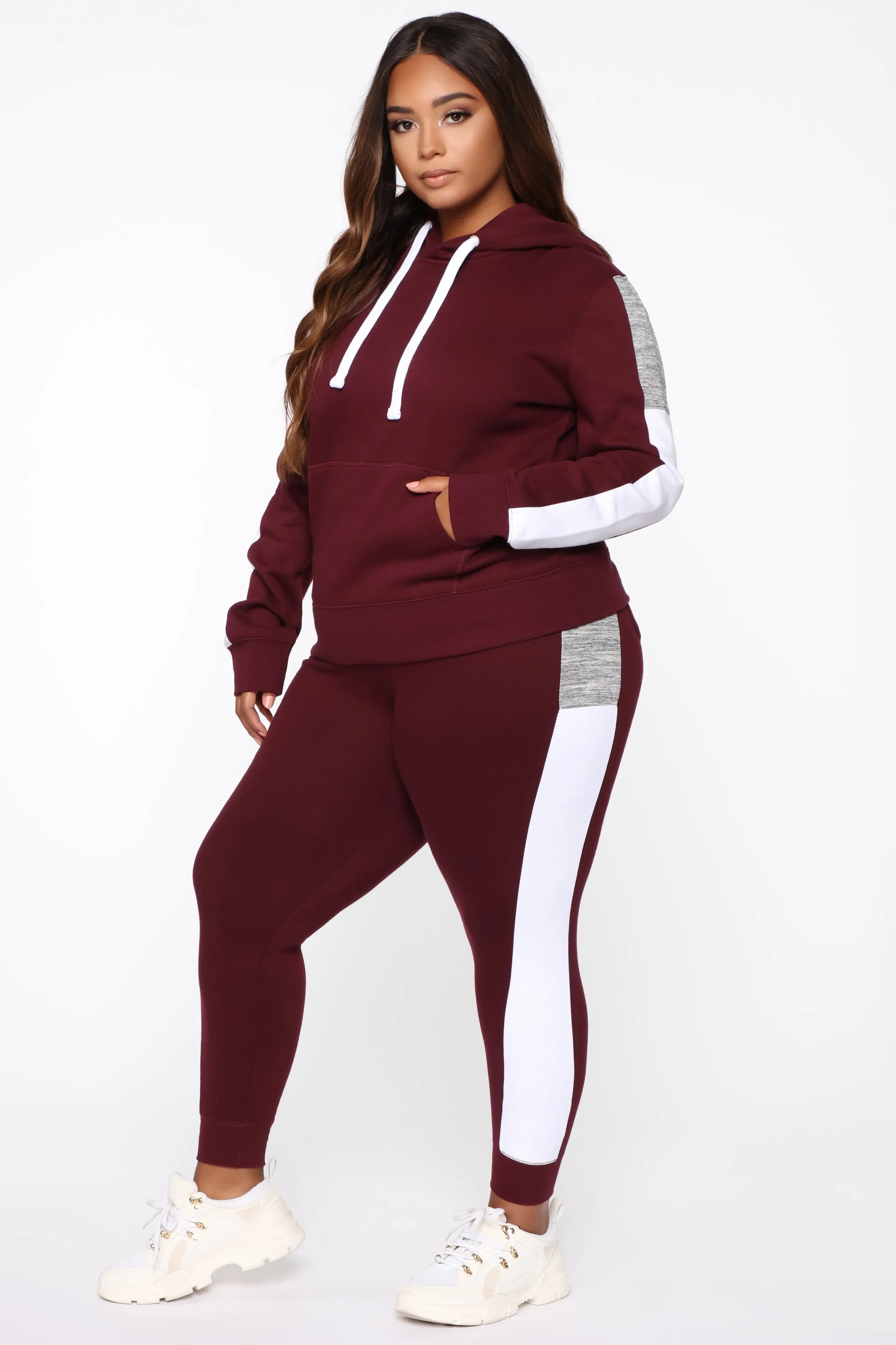 Analissa Jogger - Maroon