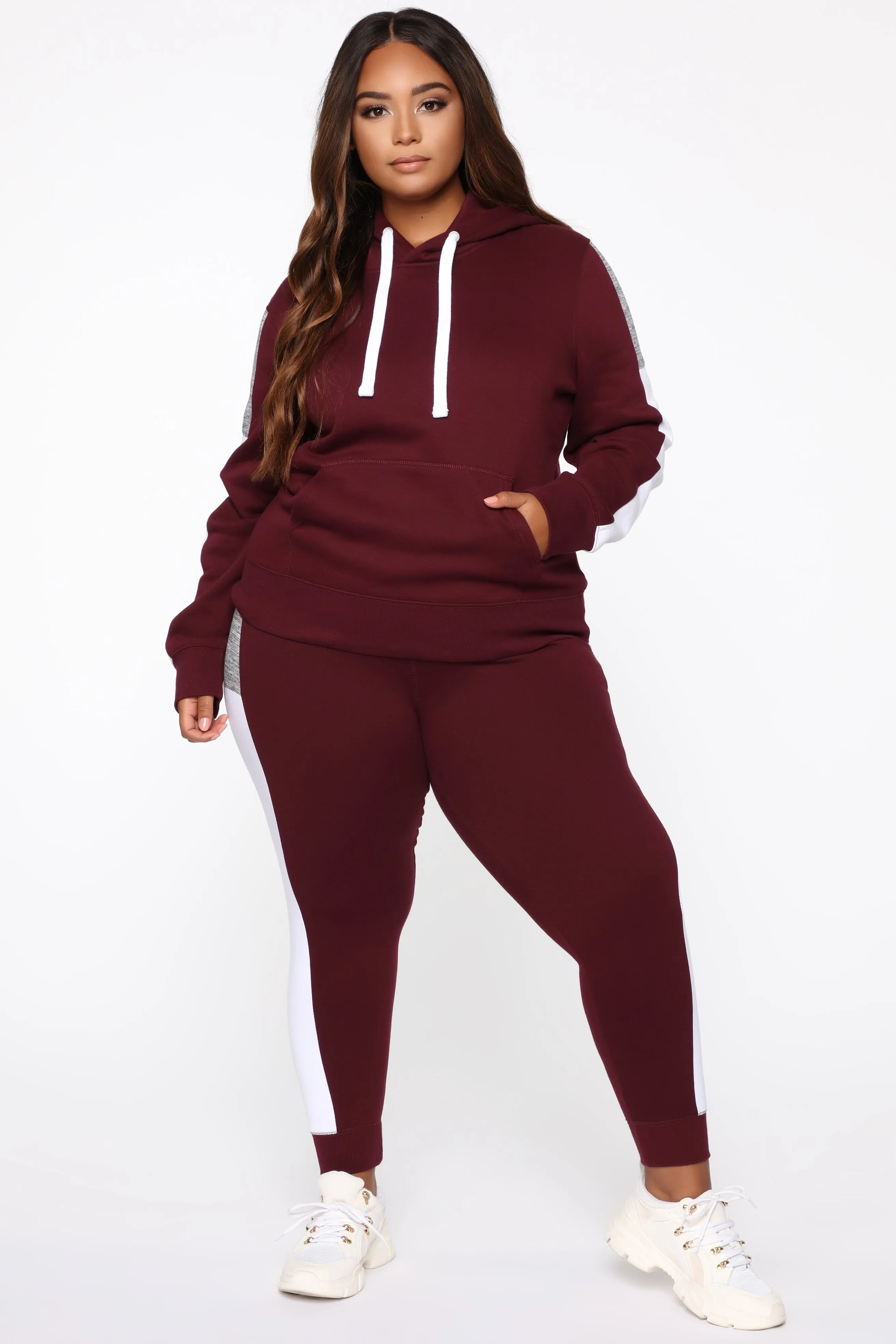 Analissa Jogger - Maroon