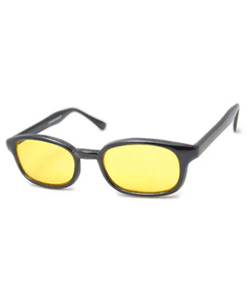 ANARCHY Yellow Classic Colored Square Sunglasses