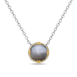 Anatoli Jewelry, Inc. Two-Tone Moonstone Necklace