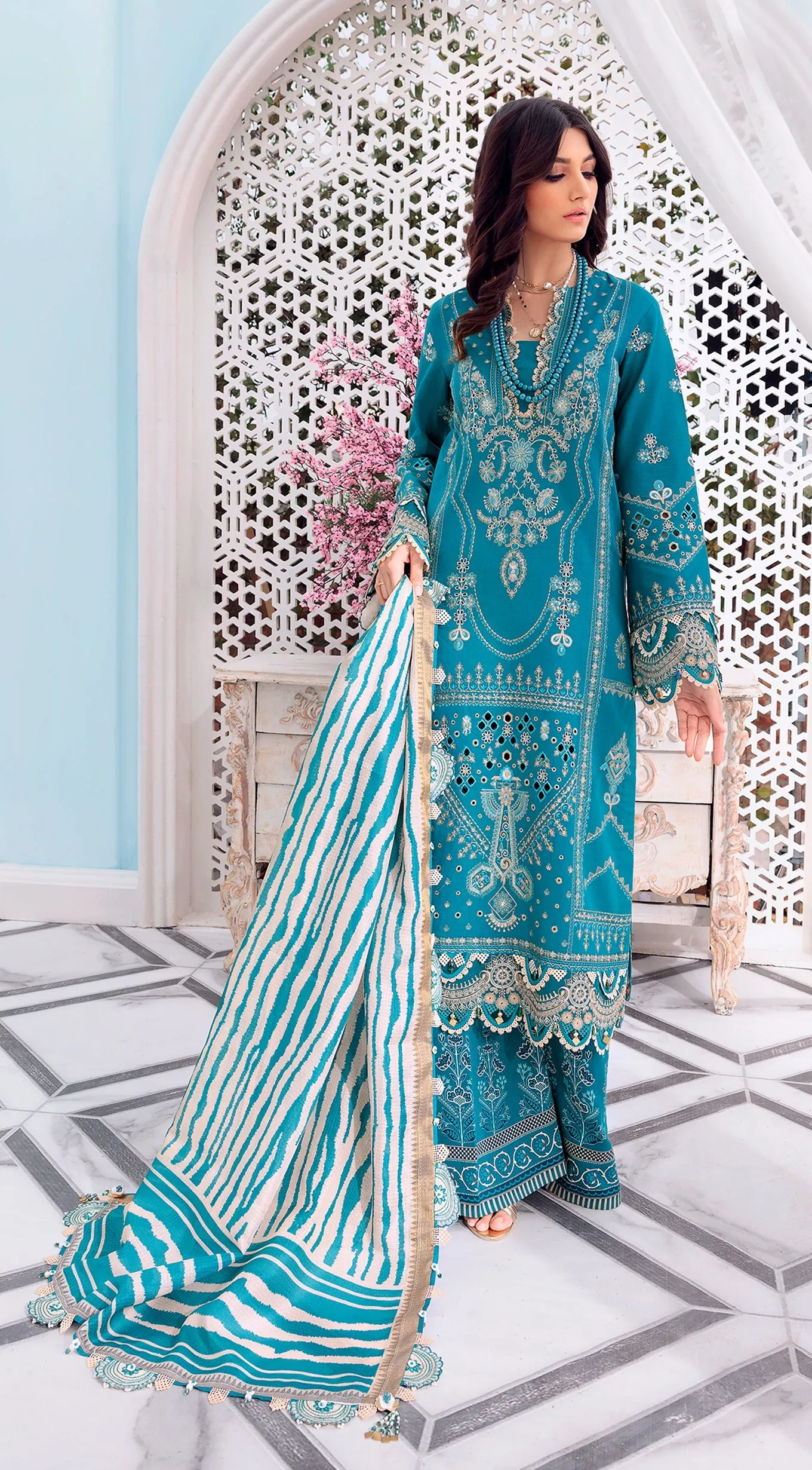 Anaya by Kiran Chaudhry · Luxury Festive Afsana Lawn Collection – DARAKHSHAN