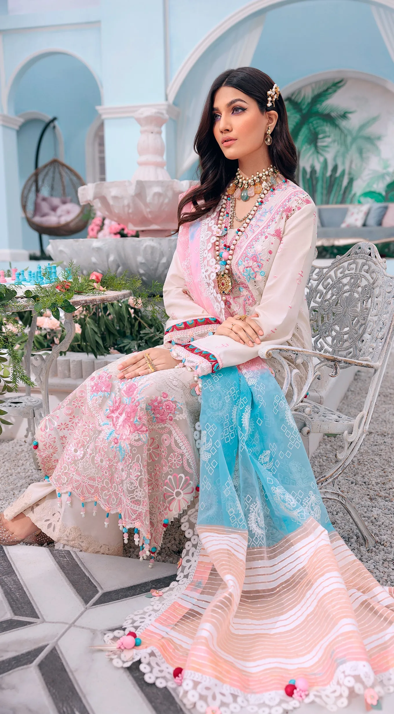 Anaya by Kiran Chaudhry · Luxury Festive Afsana Lawn Collection – SAIQA