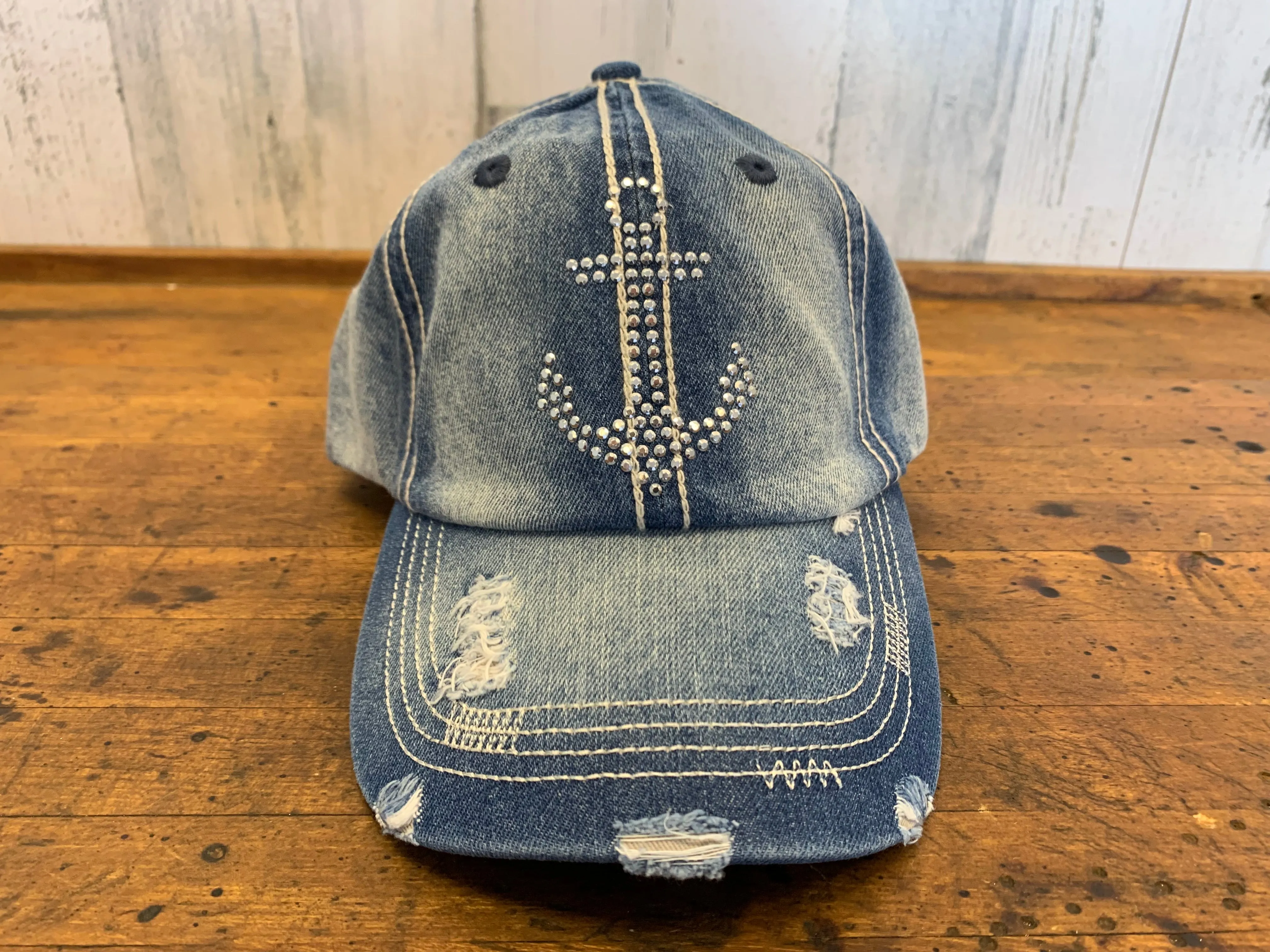 Anchor Bling Cap