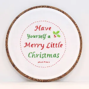 Anchor Merry Christmas Embroidery Design