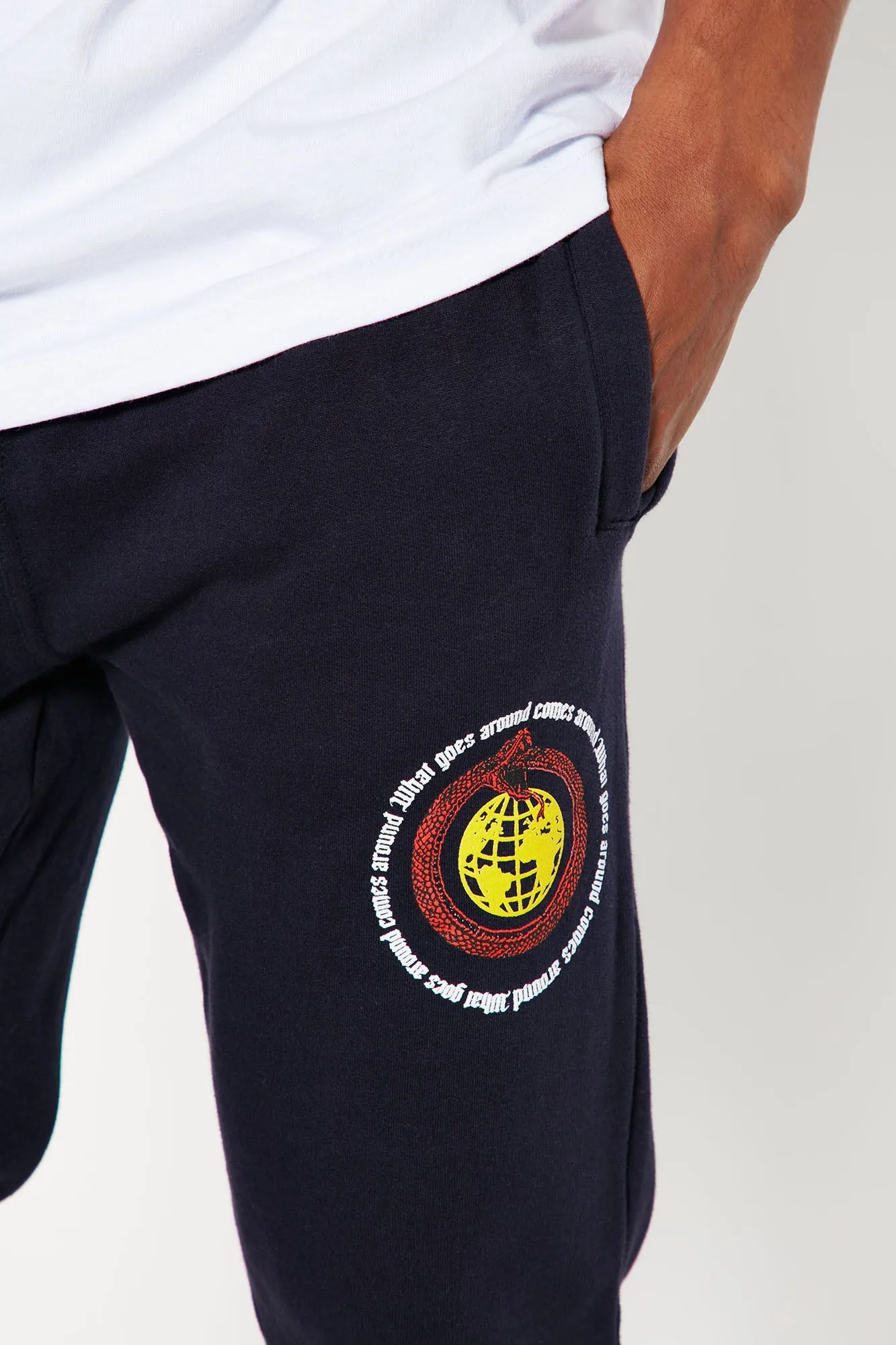 Ancient Ouroboros Jogger - Navy