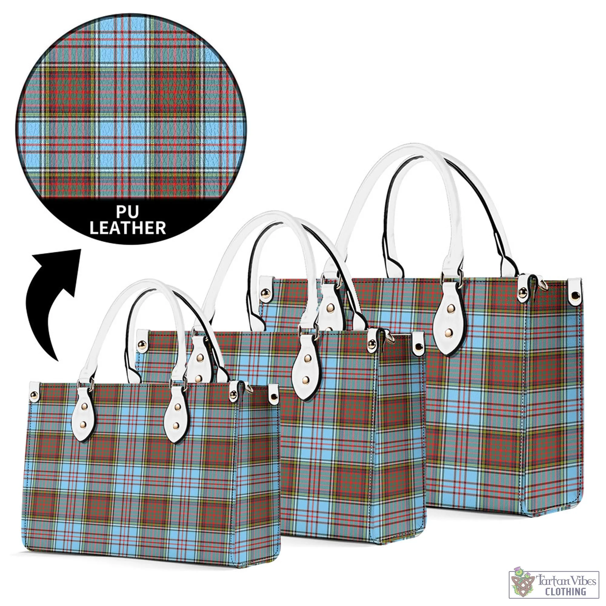 Anderson Ancient Tartan Luxury Leather Handbags