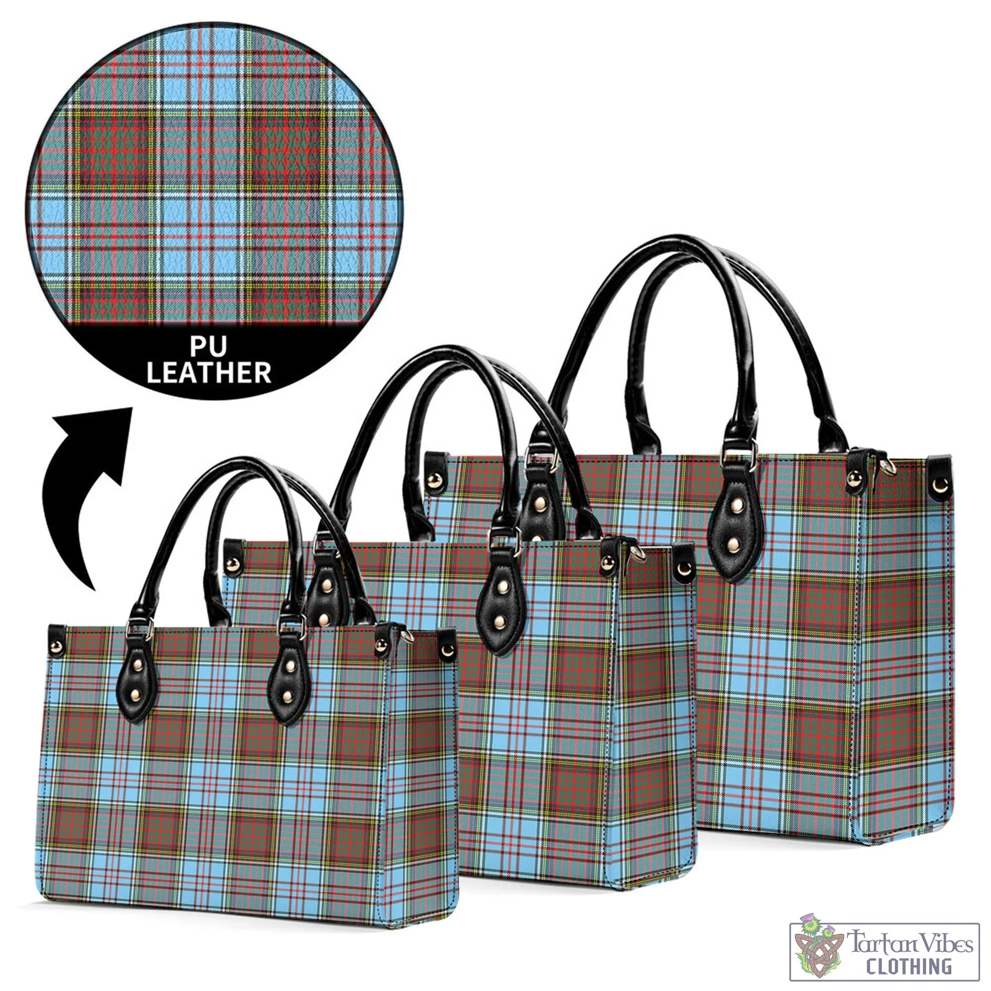 Anderson Ancient Tartan Luxury Leather Handbags