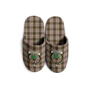 Anderson Dress Tartan Home Slippers with Family Crest