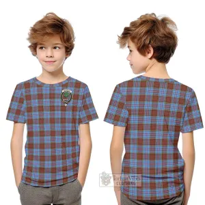 Anderson Modern Tartan Kid T-Shirt with Family Crest