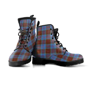 Anderson Modern Tartan Leather Boots