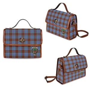 Anderson Modern Tartan Waterproof Canvas Bag with Family Crest