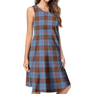 Anderson Modern Tartan Womens Casual Dresses