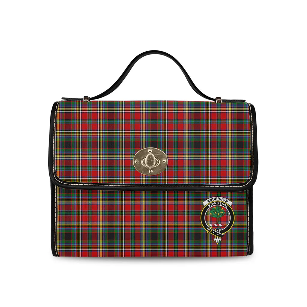 Anderson of Arbrake Tartan Waterproof Canvas Bag with Family Crest