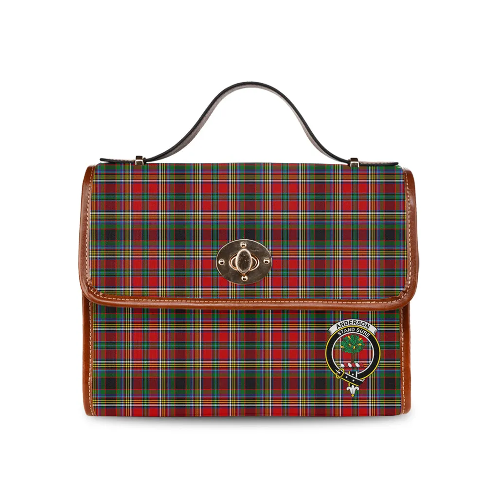 Anderson of Arbrake Tartan Waterproof Canvas Bag with Family Crest