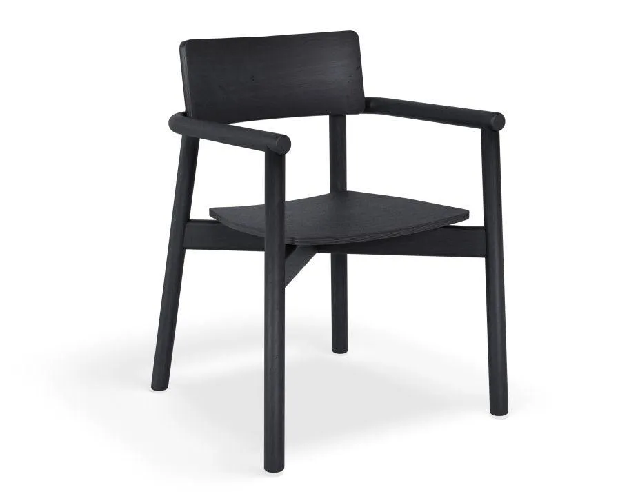 Andi Armchair - Black Ash